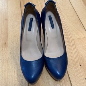Longchamp Dark Blue Women's Heels